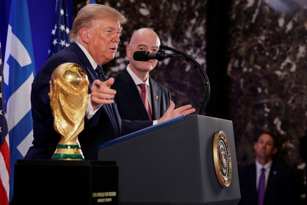 Donald Trump en conferencia en la Torre Trump de Nueva York
