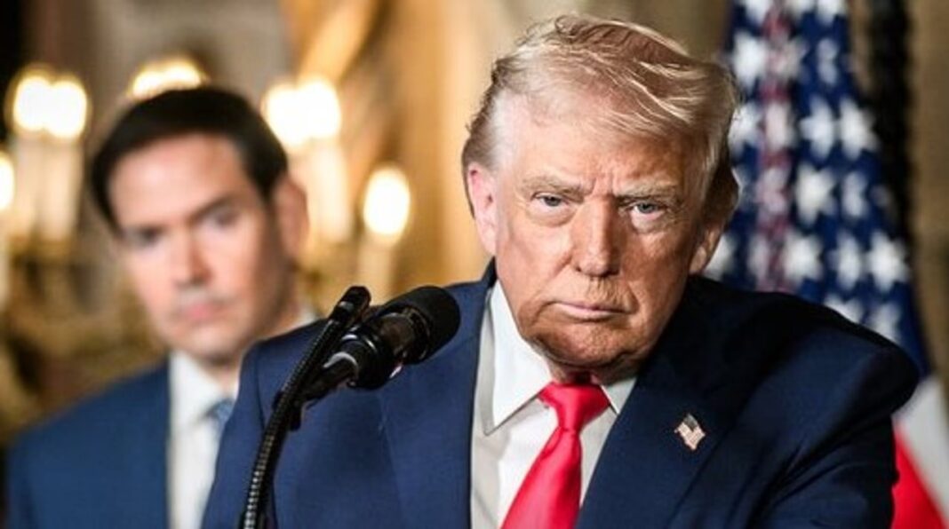 Donald Trump y Benjamin Netanyahu en una reunión