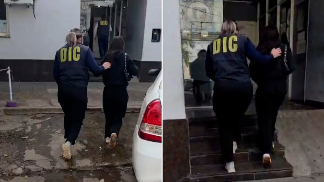 Imagen de Victoria Luz Cantero, detenida por el homicidio de Matías Álvarez Guardia en Resistencia, Chaco