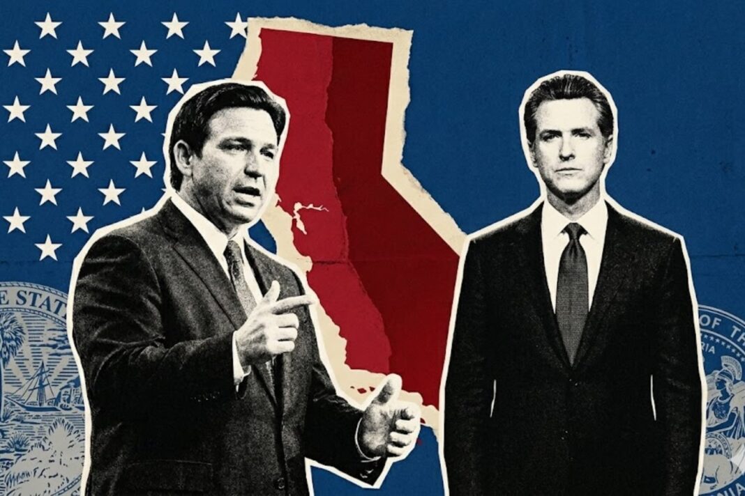 Ron DeSantis en un acto público
