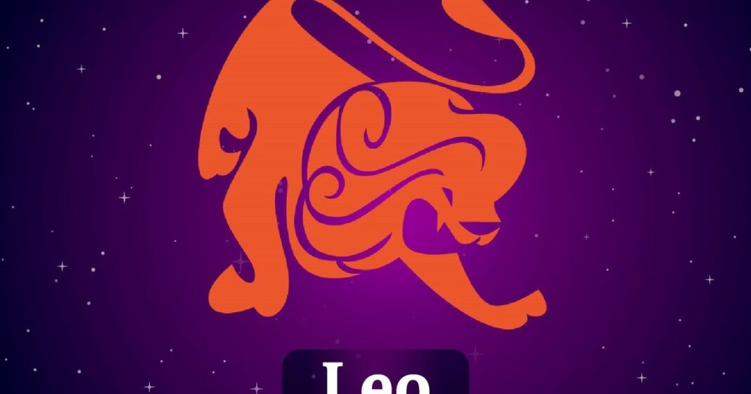Representación del signo zodiacal Leo