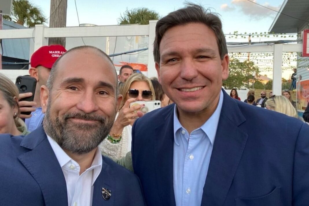 Jay Collins, vicegobernador de Florida, en un evento político