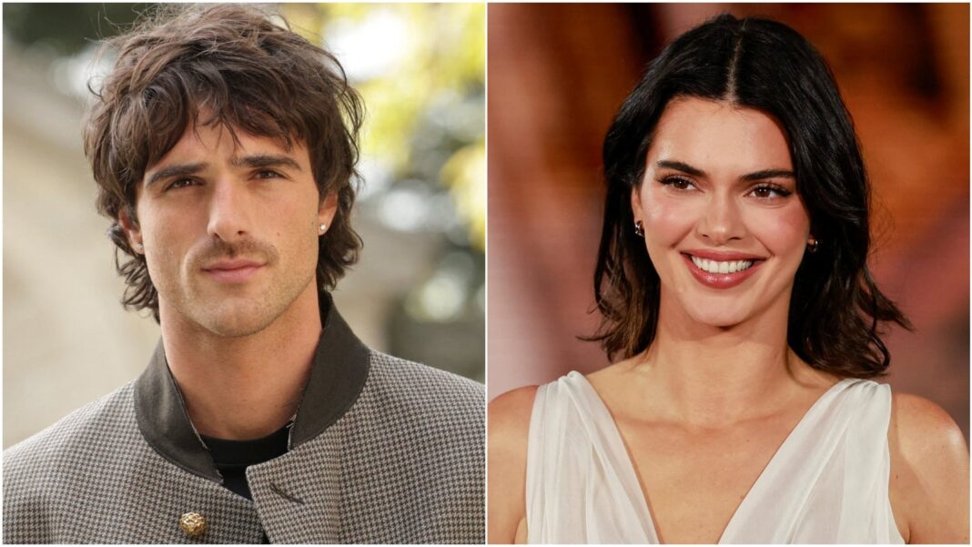 Kendall Jenner y Jacob Elordi en un evento de moda