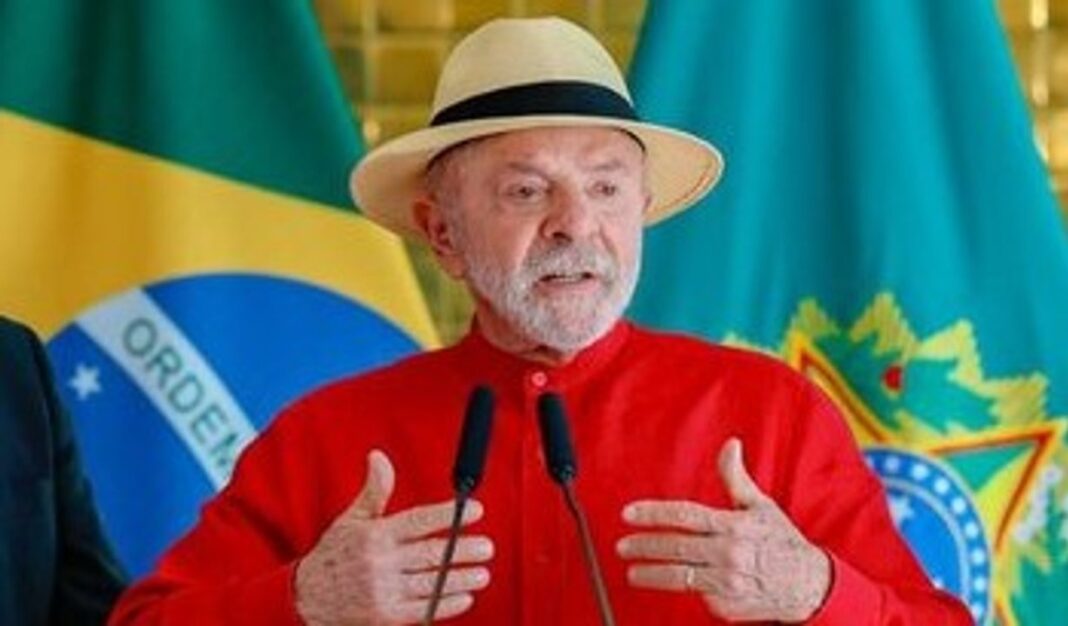 Luiz Inácio Lula da Silva en el Palacio de la Alvorada