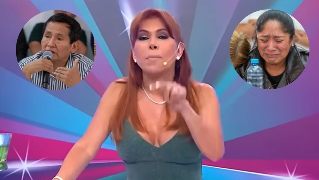 Magaly Medina en su programa de televisión