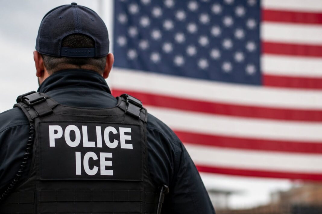 Teléfono y documentos legales sobre una mesa, representando la línea de apoyo legal para inmigrantes en Nueva York