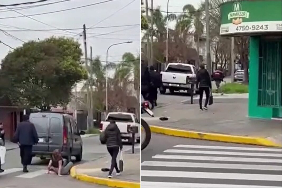 Mujer herida tras caer de un segundo piso en Caseros