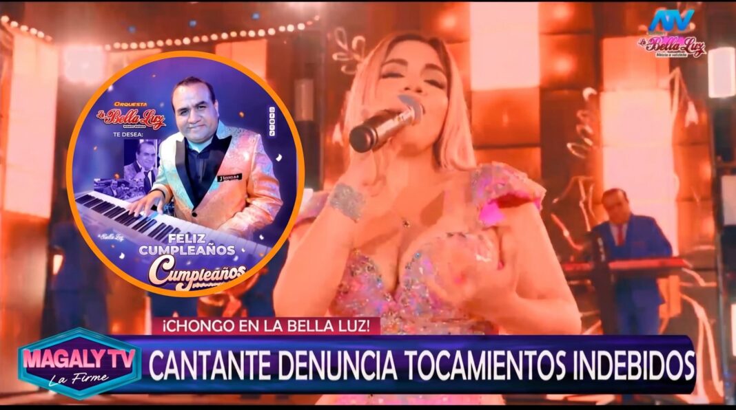Naldy Saldaña durante entrevista en Magaly TV La Firme