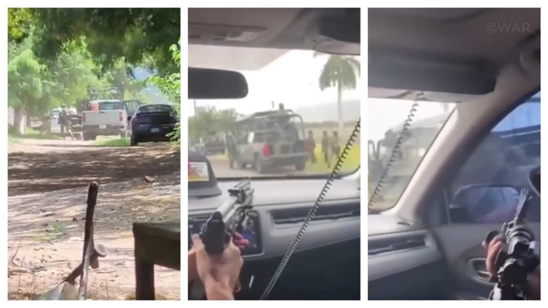 Operativo de la Secretaría de Marina en Coyotitán, Sinaloa