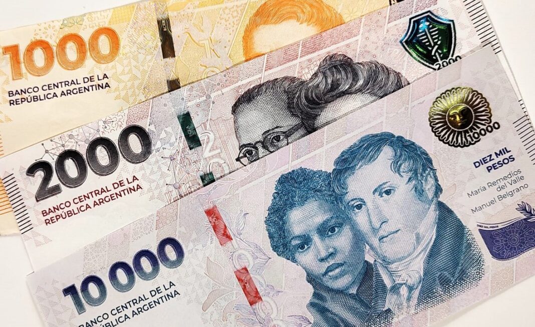 Gráfico de evolución del salario real en Argentina