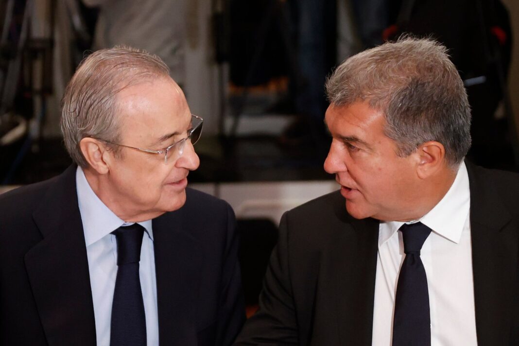Jugadores de las canteras del Real Madrid y FC Barcelona