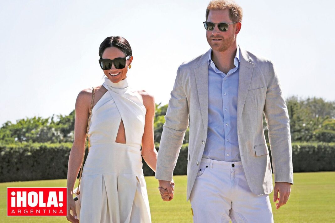 Harry y Meghan en un evento público