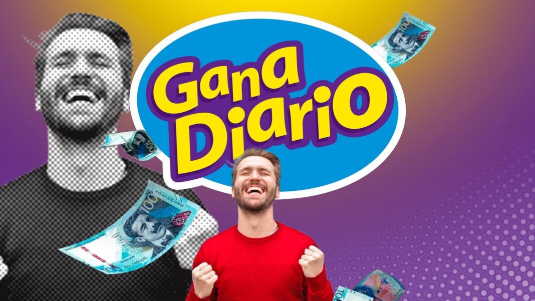 Boleto de Gana Diario con números ganadores