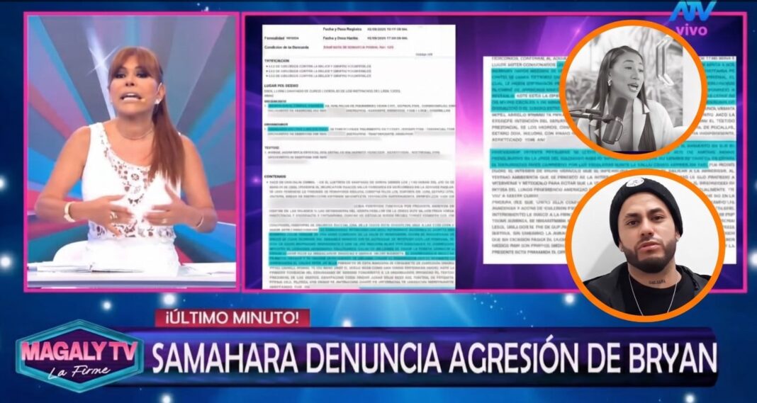 Samahara Lobatón y Bryan Torres