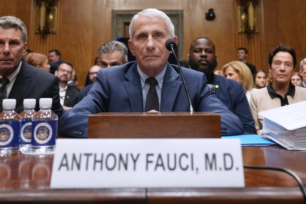 Anthony Fauci en audiencia del Senado