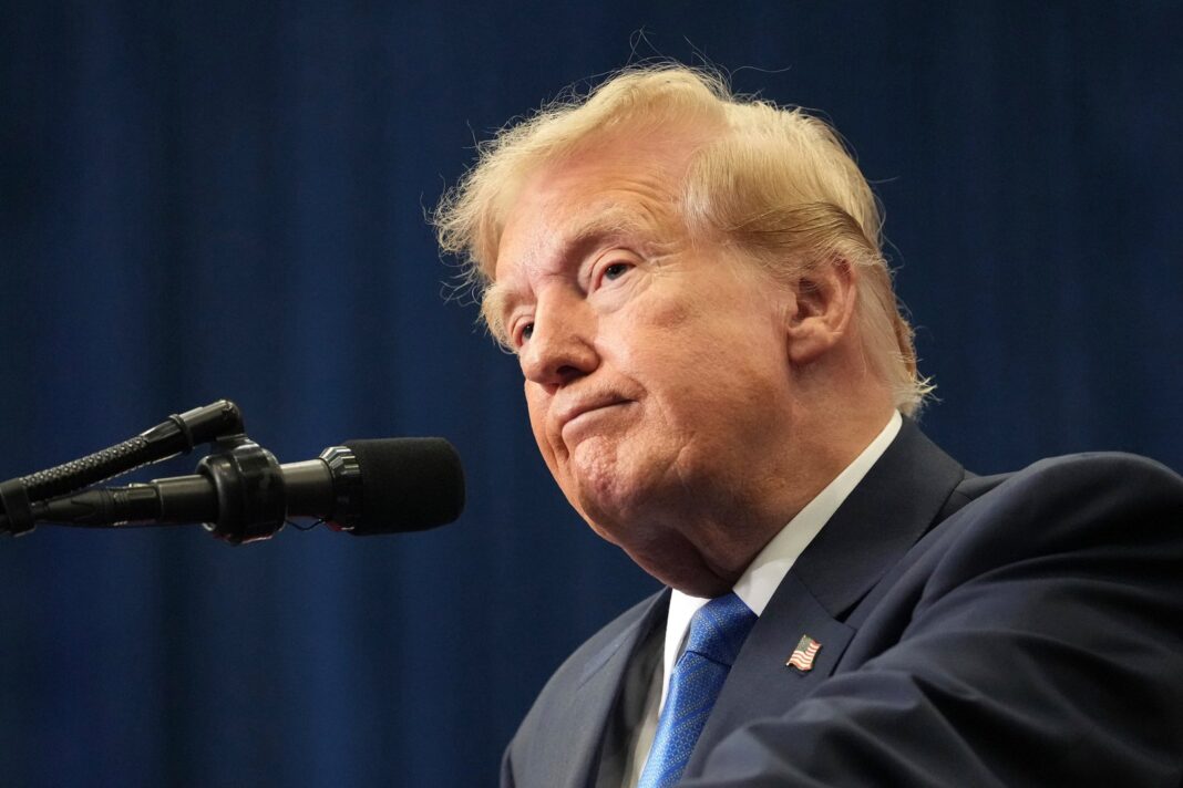 Donald Trump en una publicación de Truth Social