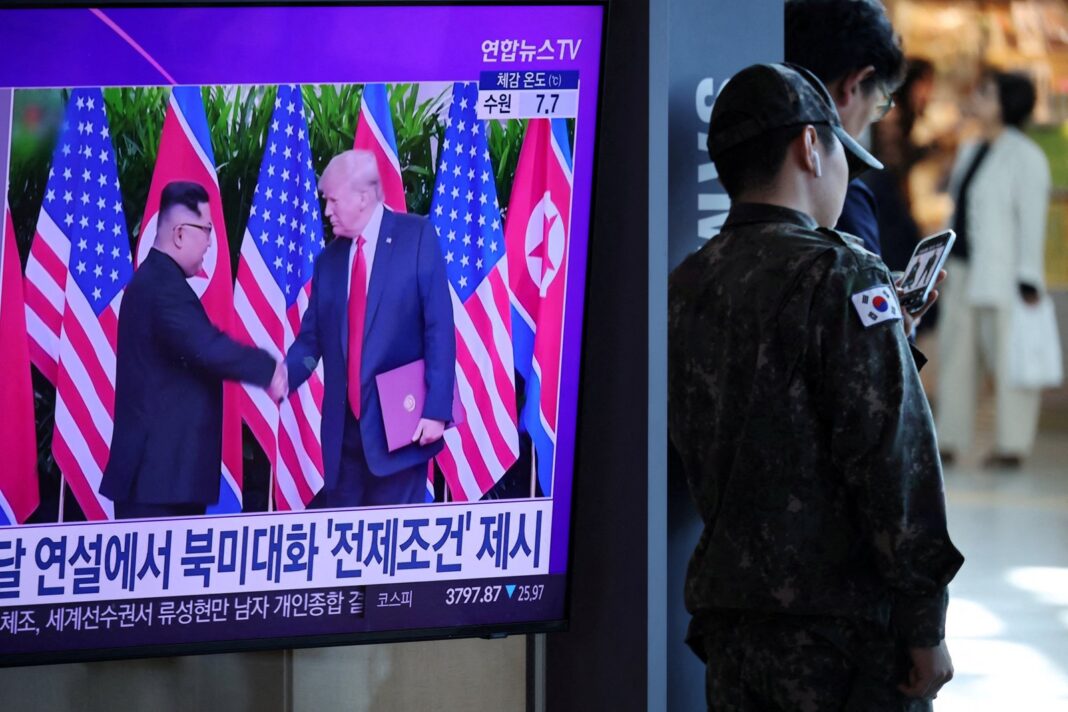 Donald Trump y Kim Jong-un en una cumbre
