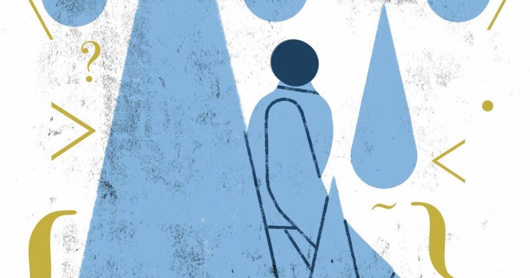 Persona en proceso de duelo acompañada por un profesional de salud mental