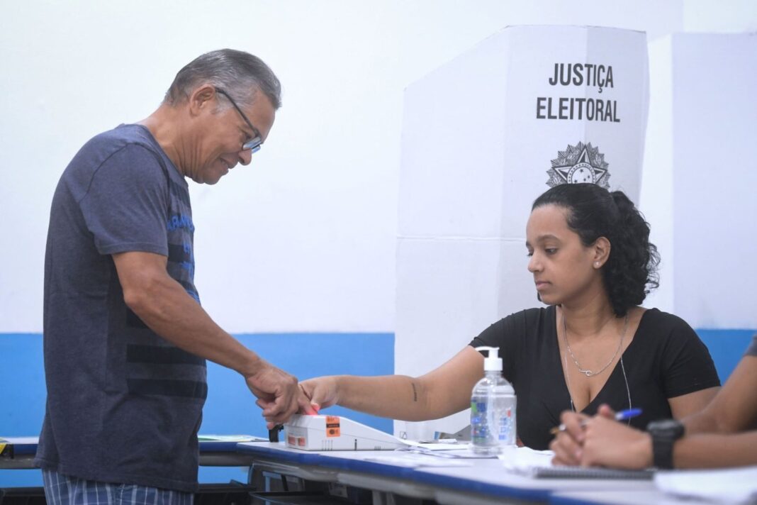 Urna electrónica utilizada en las elecciones de Brasil