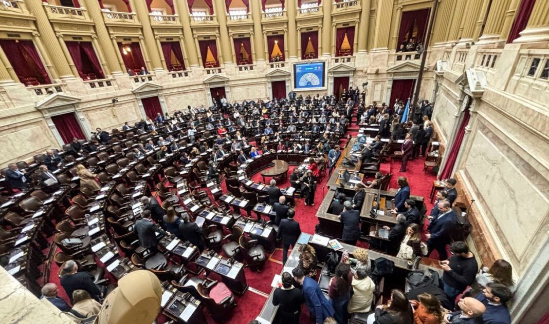 Sesión del Congreso argentino sobre Malvinas