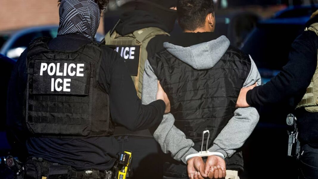 Agentes del ICE detienen a inmigrantes nicaragüenses en Estados Unidos