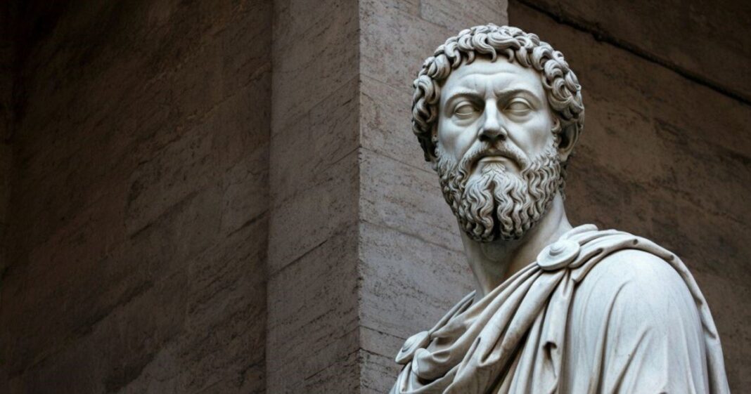 Busto de Marco Aurelio, emperador romano y filósofo estoico