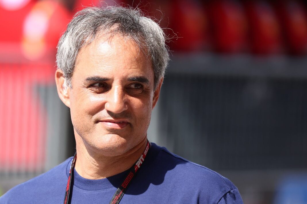 Franco Colapinto y Juan Pablo Montoya