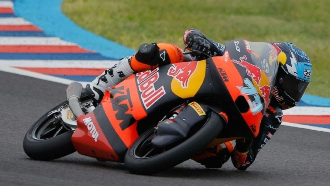Valentín Perrone y Marco Morelli en la clasificación del GP de Austria de Moto 3