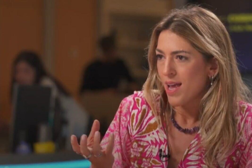 Naty Franz, instructora de yoga y creadora del Método NF, durante una entrevista