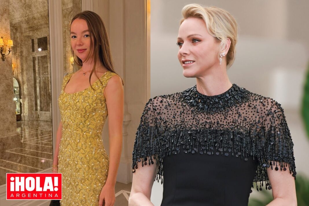 Princesa Charlene de Mónaco en la gala de la Fundación Príncipe Alberto II