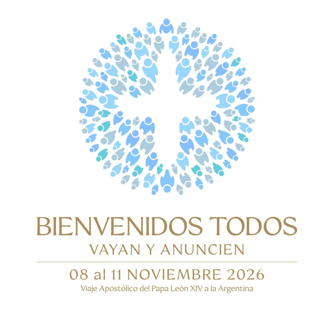 Logotipo oficial de la visita del papa León XIV a Argentina