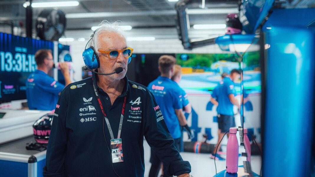 Flavio Briatore, asesor ejecutivo de Alpine, durante el Gran Premio de Malasia de Fórmula 1