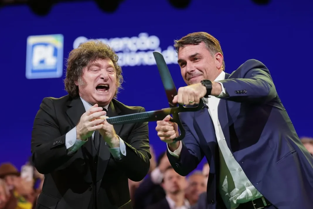 Javier Milei y Lula da Silva