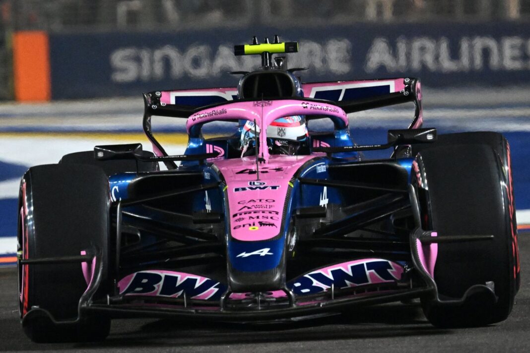 Circuito urbano de Marina Bay en Singapur durante un Gran Premio de Fórmula 1