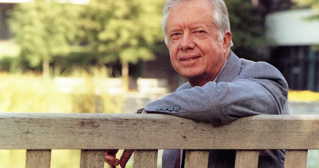Paneles solares en la granja de Jimmy Carter en Plains, Georgia