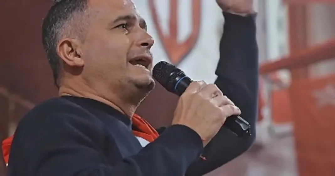 Luciano Nakis, candidato a presidente de Independiente