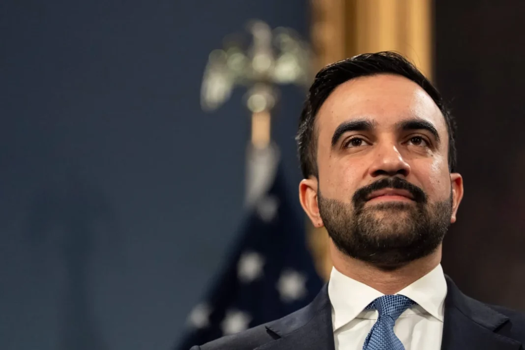 Zohran Mamdani, alcalde de Nueva York, en una conferencia de prensa