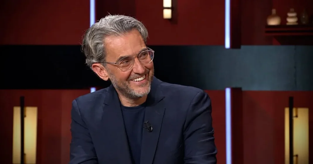 Máximo Huerta durante la presentación de su novela 'Mamá está dormida'