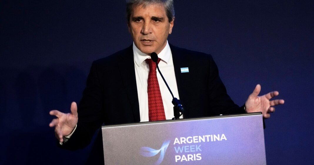 Presidente Javier Milei durante un acto oficial