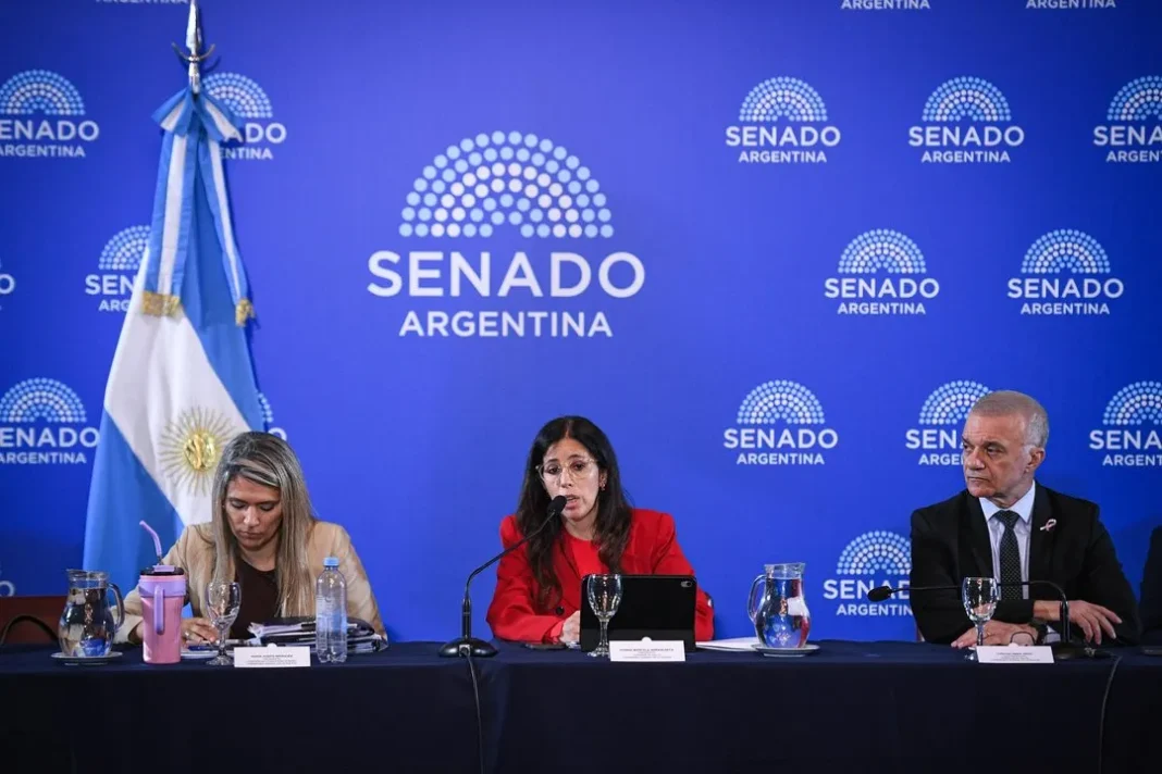 Sesión en el Senado de la Nación Argentina