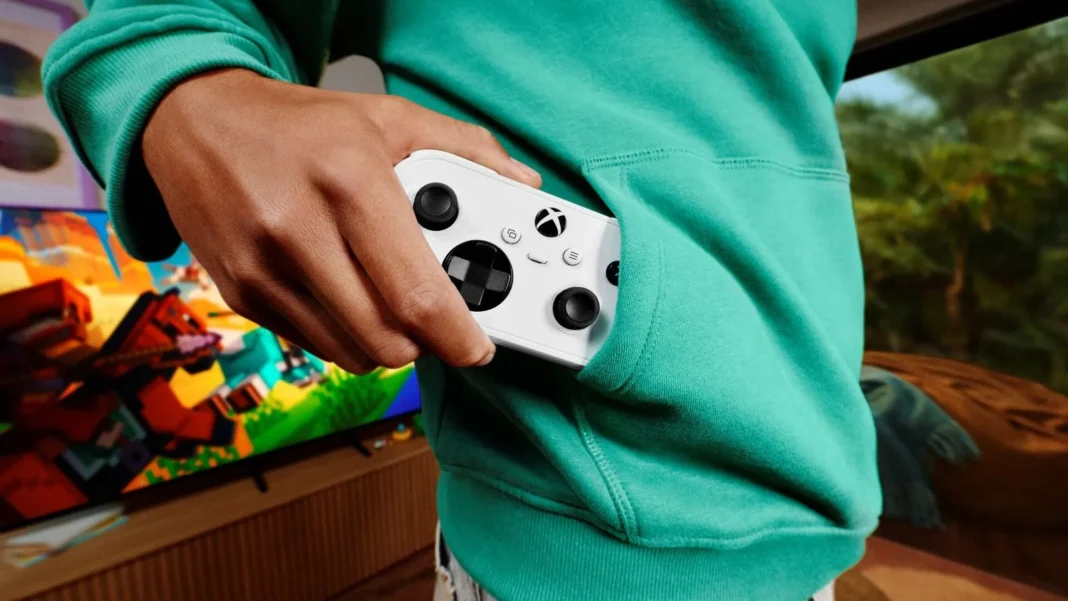 Mando Nano de Xbox, compacto y con botones frontales